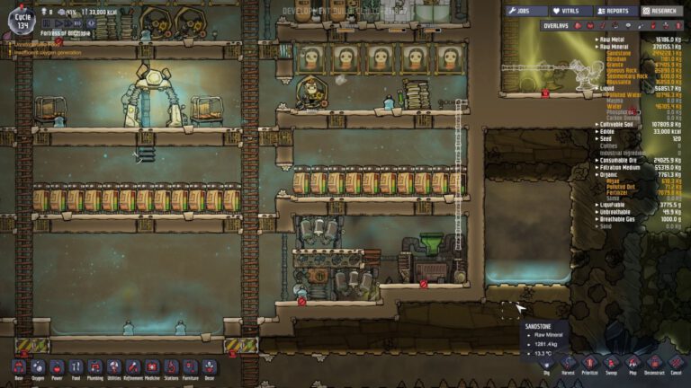 Oxygen not included где сохранения